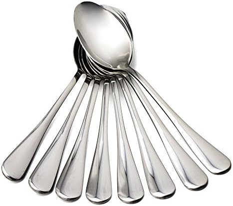 OriDecor Stainless Steel Oval Table Spoons, Public Serving Soup Spoons
