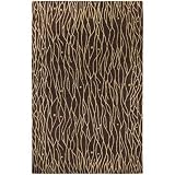 Bob Mackie Home by Surya MDR1020 Moderne Chocolate / Champagne Contemporary Rug