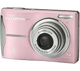 Olympus FE-46 Digitalkamera (12 Megapixel, 5-fach opt. Zoom, 6,9 cm (2,7 Zoll) Display) Flamingo Pink