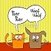Wallmonkeys Peel and Stick Wall Decals - Cute Cat and Dog - Removable Graphic