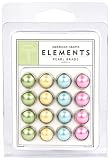 American Crafts Elements Pearl Brads, Pastels American Crafts Elements Pearl Brads, Pastels
