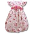 Jona Michelle Infant Girls Off-White Bubble Dress With Floral Print