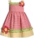 Bonnie Jean Girls 2-6x Seersucker Dress With Flower Ribbons,Fuschia,2T