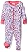 The Children's Place Baby and Toddler Girls' Long Sleeve Footed Stretchie Pajamas
