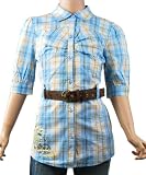 Semi-Fitted Woven Top w/ Belted High Waist by Rocawear