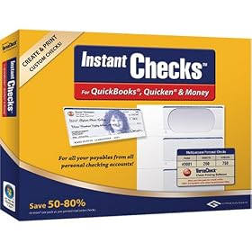 G7 Productivity Blue Graduated Instant Checks for QuickBooks, Quicken and Money Form #3001 Personal Wallet 250 Count