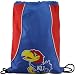 Kansas Jayhawks Royal Blue-Orange Axis Drawstring Backpack