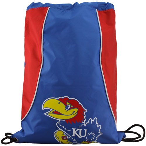 Kansas Jayhawks Royal Blue-Crimson Axis Drawstring Backpack