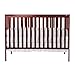 Dream On Me Synergy 5-in-1 Convertible Full-Size Baby Crib with Toddler, Day & Full Bed Conversion in Cherry, GreenGuard Gold & JPMA, 3 Mattress Heights, Sustainable Pinewood
