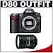 Nikon D80 10.2MP Digital SLR Camera + Nikon 18-200mm VR DX Zoom Lens