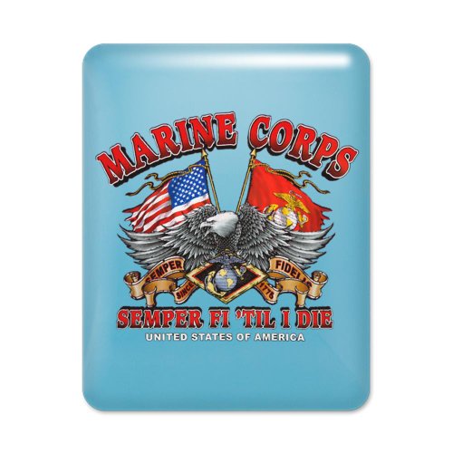iPad Case Light Blue Marine Corps Semper Fi Til I Die