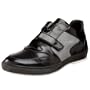 Donald J Pliner Men's Carr Sneaker,Navy/Black/Silver,13 M US