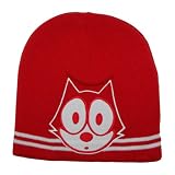 Felix the Cat Knitted Beanies - Red Face