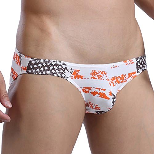 Sexy Men's Bikini Thong Tanga Swimwear Seaside Shorts with Pouch