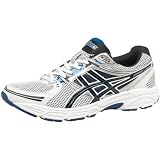 Asics Mens Gel Contend Neutral Running Shoes White/Black/Blue