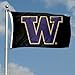 Washington Huskies Blackout 3x5 Flag