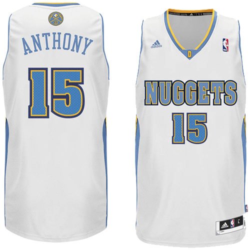 Adidas Denver Nuggets Carmelo Anthony Revolution 30 Swingman Home Jersey Medium