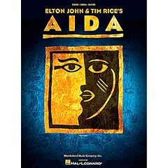 AIDA Vocal Selections Songbook piano / vocal / guitar -- Die beliebtesten Songs aus dem Musical von Elton John arrangiert f�r Klavier,Gesang und Gitarre (Noten/sheet music) mit Bleistift