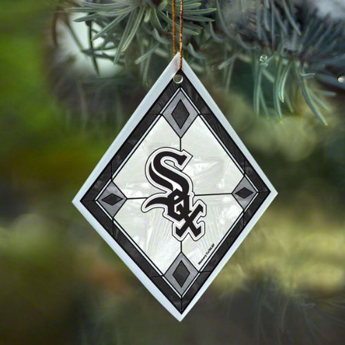 MLB Chicago White Sox Art Glass Ornament