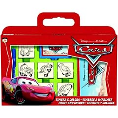 Noris 606317823 - Disney Cars, Stempel Set im K�fferchen, 7 Stempel