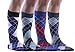 Kingly Big and Tall Large Fashion Dress Socks for Men, King Size (4 Pack, Argyles (4 Packs))