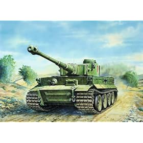 ITALERI 1:35 Military Vehicle 286 Tiger I AUSF. E/H1