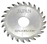 チップソージャパン 『ドイツベストマックス』 タテ・ヨコ・兼用刃 80㎜×24P MK-80