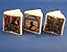 Porcelain China Collectable - Miniature Book Thimbles Set of Three - English Classics