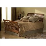 IMAGE OF Mahogany Blair Bed with Frame - Queen