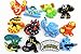12pcs Skylanders Swap Force (Spyro's Adventure) Shoe Charms for Croc & Wristband Bracelet