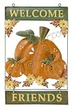 Harvest Holidays Welcome Sign-Home front Door Decor wall plaque patio patio decoration