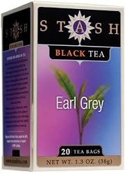 Stash Premium Earl Grey Black Tea, Tea Bags, 20-Count Boxes (Pack of 6)