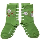 POLARN O. PYRET 2-Pack Bloom & Stripe Socks (Baby)