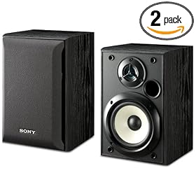 Sony SS B1000 5 1/8 Inch Bookshelf Speakers Sony SS-B1000 5 1/8-Inch Bookshelf Speakers (Pair)