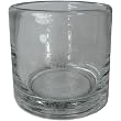 Avignon Glass Votive Holder Vase, Paisley