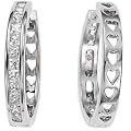 R&T - 59020 - Cr�oles Femme - Argent 925/1000 - oxydes de zirconium