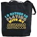 Canvas Tote Bag Black  I�D Rather Be Playing With My Australian Cattle Dog  Dog