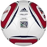 Adidas WC10 Tropheo FC Dallas Soccer Ball, White/Poppy/Air Force Blue, 3