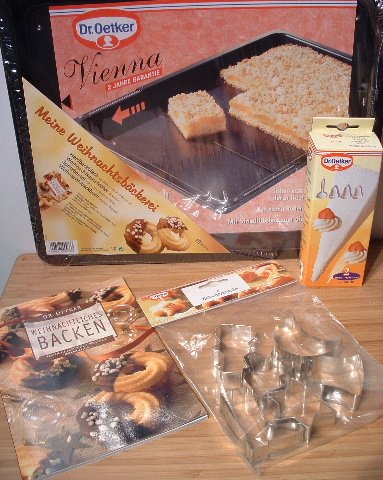 Dr. Oetker meine Weihnachtsbäckerei Backblech 