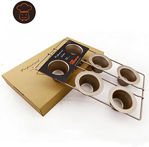 6 Cups Cake Tray Type Steel Wire Frame Non Stick Madeleine Cookie Mold