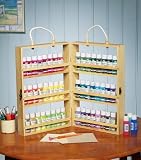 Portable 2 Sided Paint Bottle Caddy Organizer by Collections Etc
