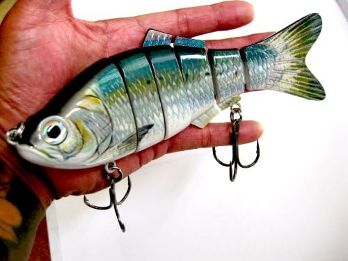 8 Inch Multi Jointed Fishing Lure - Shad