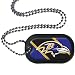 NFL Baltimore Ravens Dog Tag Necklace