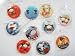 10 Pucca Funny Love & Characters Plastic Button Set ~1.75