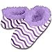 Snoozies Cool Geometric Fleece Lined Womens Footies