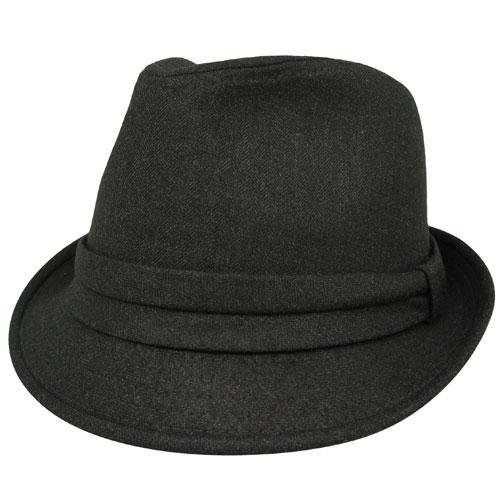 Brown Classic Garbadine Unisex Fedora Hat