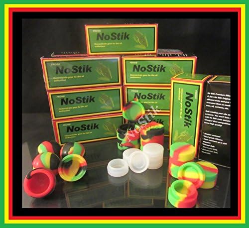 NoStik Silicone Containers & Mats Premium Combo Box- Sm Mat, Ball, Opaque, Dbl Chmbr & Rasta Containers