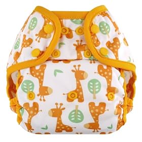 Blueberry Coveralls Nappy Cover (Giraffes)