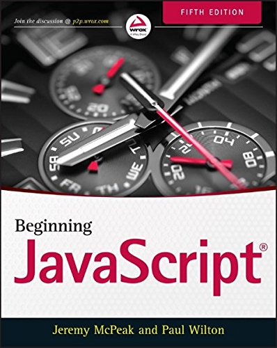 Beginning JavaScript, by Jeremy McPeak