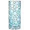Hurricane Candle Holder - Blue Capiz